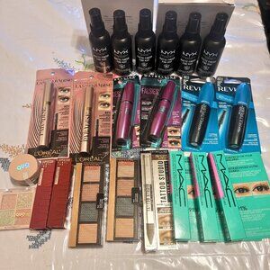 Beauty Products Lot NYX, MAC, Maybelline, Revlon, QUO Beauty, L'oreal!
